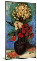 Vase with Carnations and Other Flowers, c.1886-Vincent van Gogh-Mounted Giclee Print