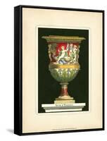 Vase with Cherubs-THOMASSIN-Framed Stretched Canvas