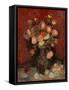 Vase with Chinese Asters and Gladioli-Vincent van Gogh-Framed Stretched Canvas