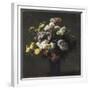 Vase with Chrysanthemums-Henri Fantin-Latour-Framed Giclee Print