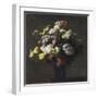 Vase with Chrysanthemums-Henri Fantin-Latour-Framed Giclee Print