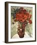 Vase with Daisies and Poppies-Vincent van Gogh-Framed Art Print