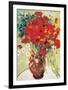 Vase with Daisies and Poppies-Vincent van Gogh-Framed Art Print