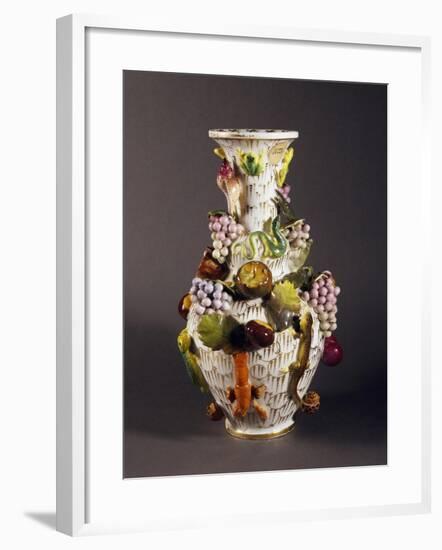 Vase with Embossed Decorations, 1840-null-Framed Giclee Print