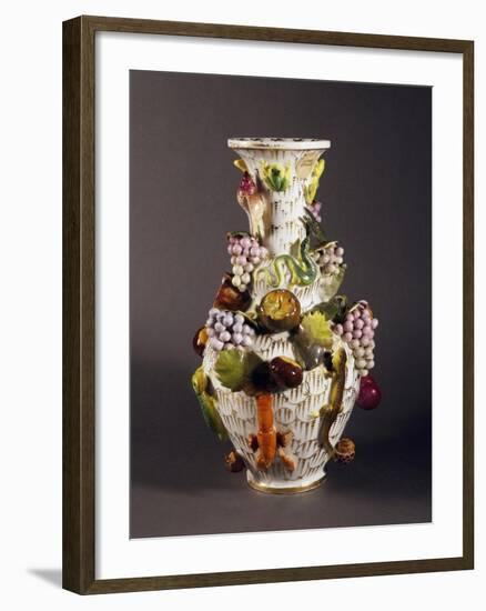 Vase with Embossed Decorations, 1840-null-Framed Giclee Print