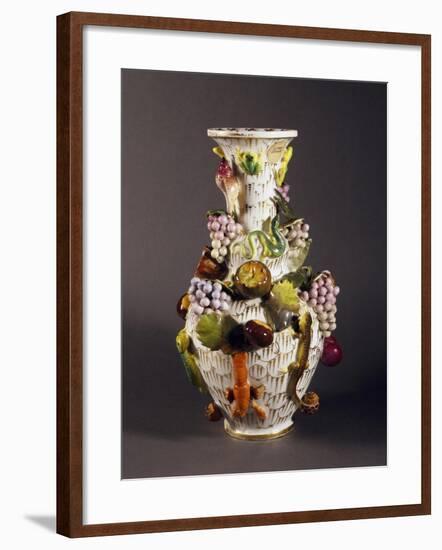 Vase with Embossed Decorations, 1840-null-Framed Giclee Print