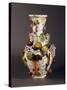 Vase with Embossed Decorations, 1840-null-Stretched Canvas