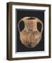 Vase with Engraved Lines, Osco-Samnite Manufacture, Campania, Italy-null-Framed Giclee Print