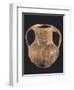 Vase with Engraved Lines, Osco-Samnite Manufacture, Campania, Italy-null-Framed Giclee Print