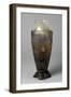 Vase with Etched Decoration on Bronze Base-Emile Lenoble-Framed Giclee Print