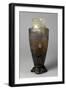 Vase with Etched Decoration on Bronze Base-Emile Lenoble-Framed Giclee Print