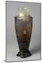 Vase with Etched Decoration on Bronze Base-Emile Lenoble-Mounted Giclee Print