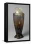 Vase with Etched Decoration on Bronze Base-Emile Lenoble-Framed Stretched Canvas