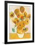 Vase with Fifteen Sunflowers-Vincent van Gogh-Framed Art Print