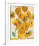 Vase with Fifteen Sunflowers-Vincent van Gogh-Framed Art Print