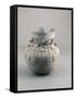 Vase with Figurines, from Tomb of King Michu-null-Framed Stretched Canvas