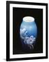 Vase with Floral Decorations, Ceramic, Copenhagen Manufacture, Denmark-null-Framed Giclee Print