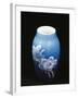 Vase with Floral Decorations, Ceramic, Copenhagen Manufacture, Denmark-null-Framed Giclee Print