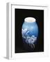 Vase with Floral Decorations, Ceramic, Copenhagen Manufacture, Denmark-null-Framed Giclee Print