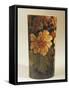 Vase with Floral Decorations, Stoneware-Albert Durer Lucas-Framed Stretched Canvas