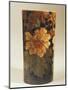 Vase with Floral Decorations, Stoneware-Albert Durer Lucas-Mounted Giclee Print