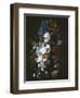 Vase with Flowers, C.1720-Jan van Huysum-Framed Giclee Print