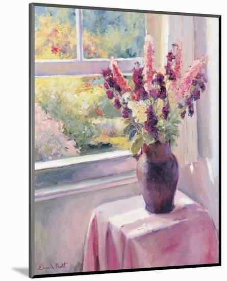 Vase with Flowers-Edward Noott-Mounted Art Print