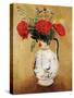 Vase with Flowers-Odilon Redon-Stretched Canvas