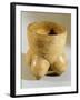 Vase with Four Feet Originating from El Salvador-null-Framed Giclee Print