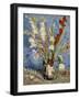 Vase with Gladioli and China Asters, 1886-Vincent van Gogh-Framed Giclee Print