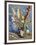 Vase with Gladioli and China Asters, 1886-Vincent van Gogh-Framed Giclee Print