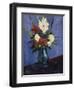 Vase with Gladioli and Other Flowers, 1925-Oskar Schlemmer-Framed Giclee Print