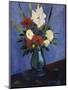 Vase with Gladioli and Other Flowers, 1925-Oskar Schlemmer-Mounted Giclee Print