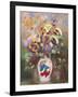 Vase with Japanese Warrior, 1905-1908-Odilon Redon-Framed Giclee Print