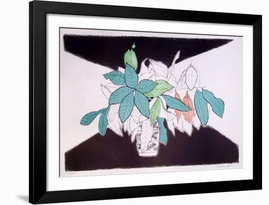 Vase With Leaves-Beatrice Seiden-Framed Limited Edition