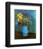 Vase with Lilacs, Daisies and Anemone-Vincent van Gogh-Framed Art Print