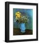 Vase with Lilacs, Daisies and Anemone-Vincent van Gogh-Framed Art Print