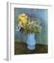 Vase with Lilacs, Daisies and Anemone-Vincent van Gogh-Framed Art Print