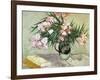 Vase with Oleanders and Books, c.1888-Vincent van Gogh-Framed Premium Giclee Print