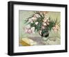 Vase with Oleanders and Books, c.1888-Vincent van Gogh-Framed Giclee Print