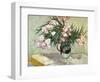 Vase with Oleanders and Books, c.1888-Vincent van Gogh-Framed Giclee Print