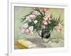 Vase with Oleanders and Books, c.1888-Vincent van Gogh-Framed Giclee Print