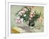 Vase with Oleanders and Books, c.1888-Vincent van Gogh-Framed Giclee Print