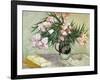 Vase with Oleanders and Books, c.1888-Vincent van Gogh-Framed Giclee Print