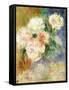 Vase with Peonies by Renoir-Pierre Auguste Renoir-Framed Stretched Canvas