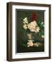 Vase with Peonies on a Pedestal, 1864-Edouard Manet-Framed Giclee Print