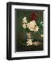 Vase with Peonies on a Pedestal, 1864-Edouard Manet-Framed Giclee Print