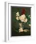 Vase with Peonies on a Pedestal, 1864-Edouard Manet-Framed Giclee Print