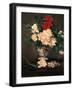 Vase with Peonies on a Pedestal-Edouard Manet-Framed Art Print