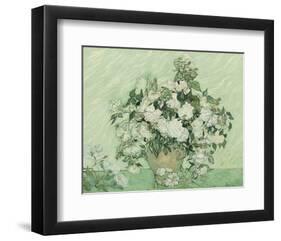 Vase with Pink Roses, 1890-Vincent van Gogh-Framed Art Print